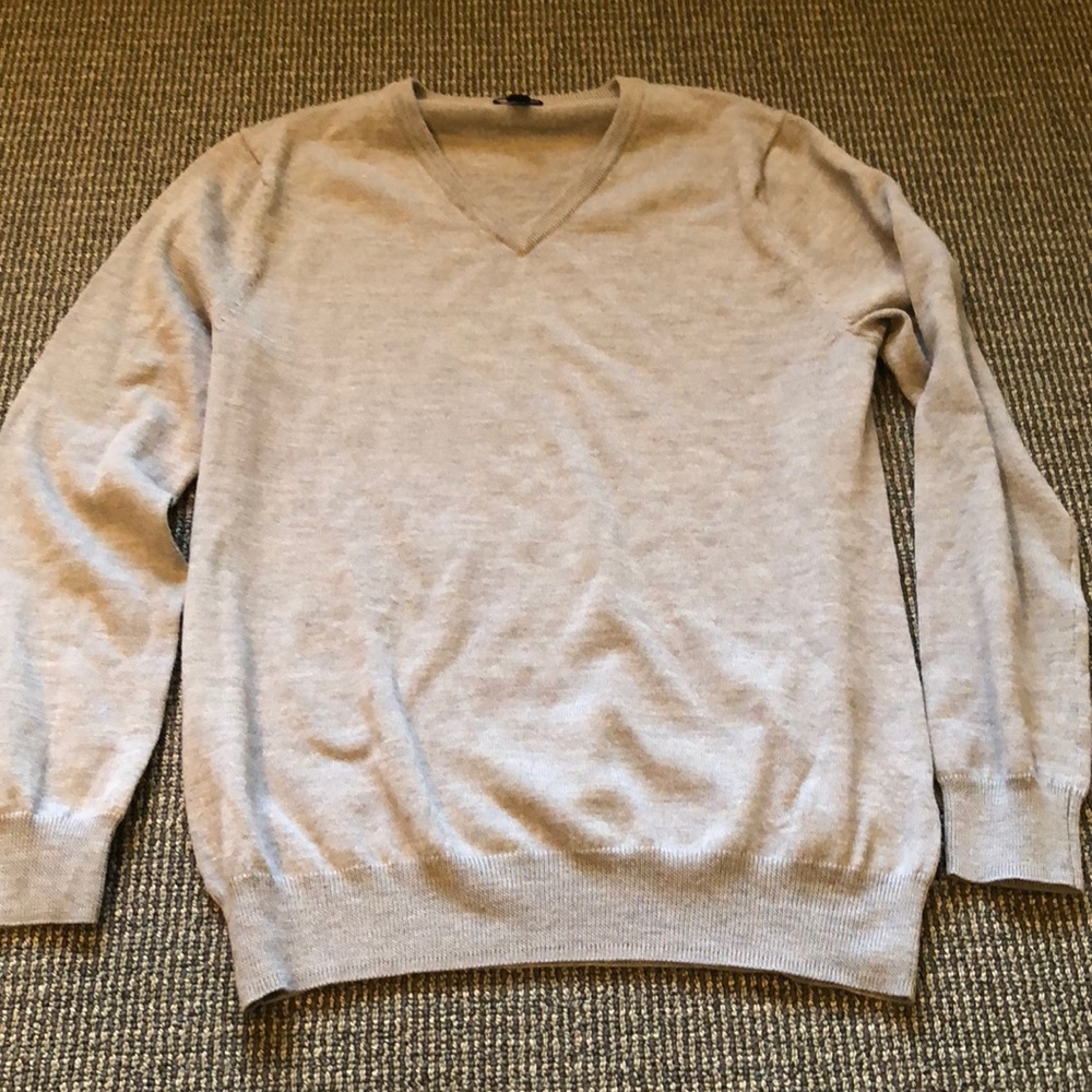 Boys garish blue wool j crew sweater. Good con